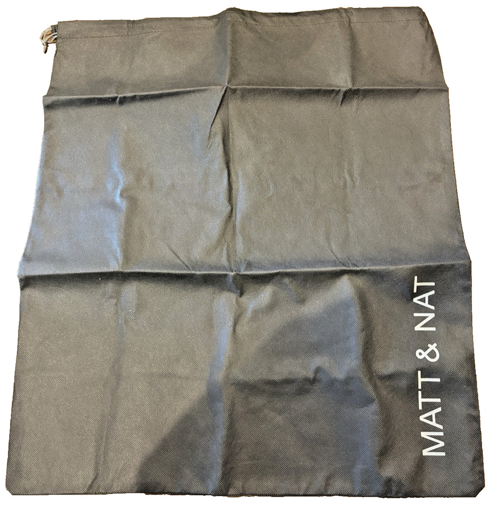 Large New Matt & Nat Drawstring Dust Bag Shoe Handbag Purse Storage 21" x 24"